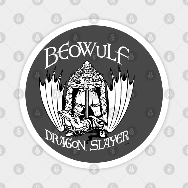 Beowulf: Dragon Slayer Magnet by WonderWebb